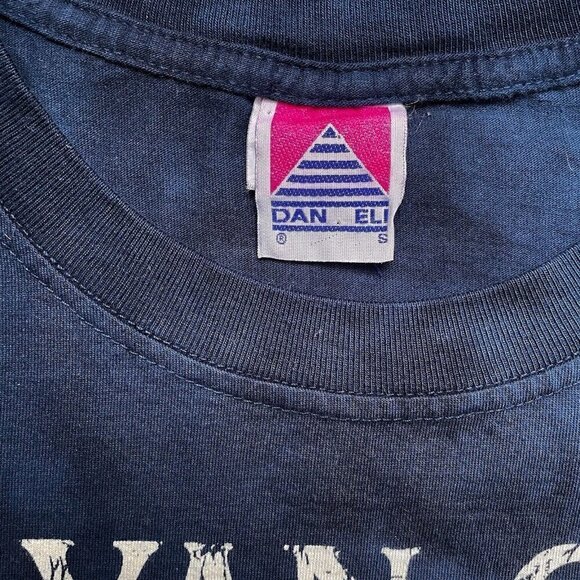 Mayan God Cancun Mexico Dan Eli Hand Dyed Short Sleeve Navy T Unisex Men’s S - Picture 6 of 8